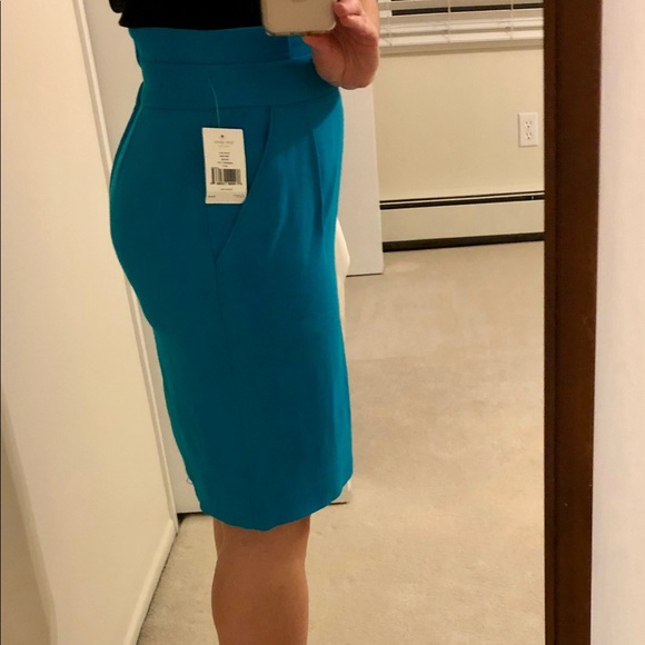 Kate Spade Janelle Pleated Skirt in Aquamarine - Picture 2 of 8